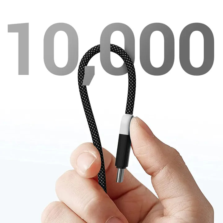 CABLETIME 60W USB C to USB C Fast Charger Braided Cable