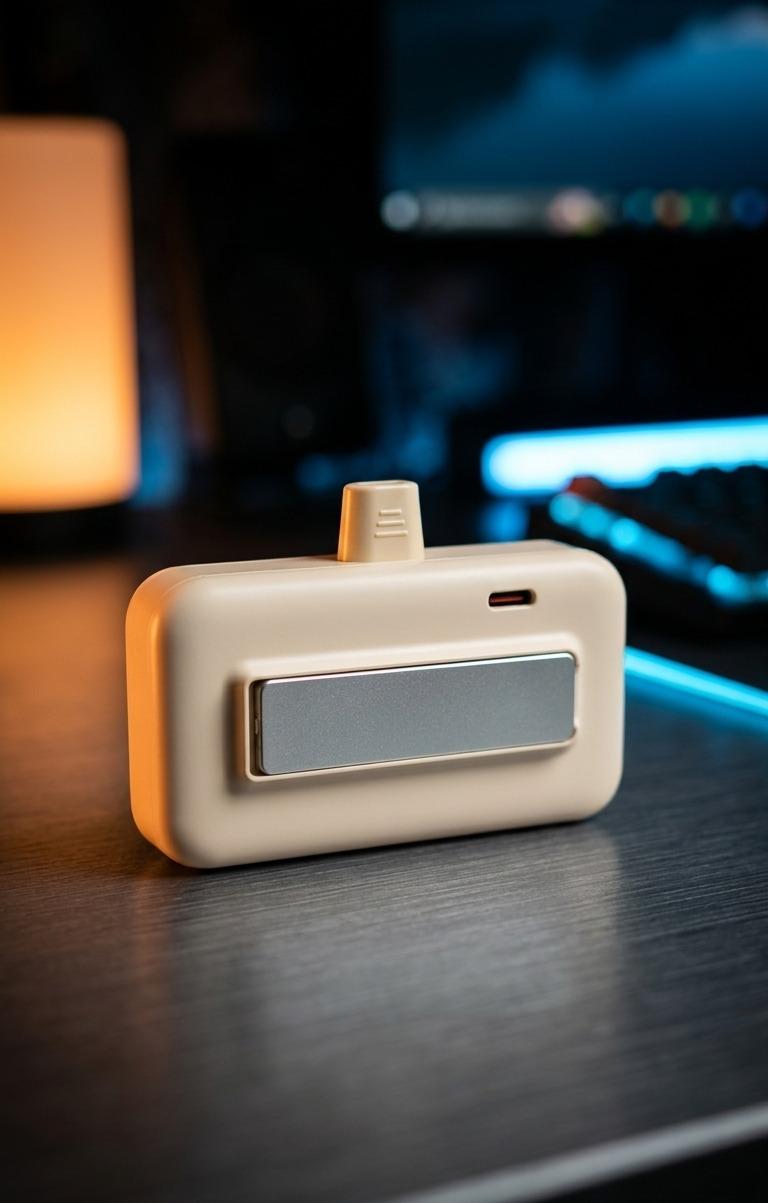 10,000mAh Mini | Built-In Type-C Pocket Power Bank