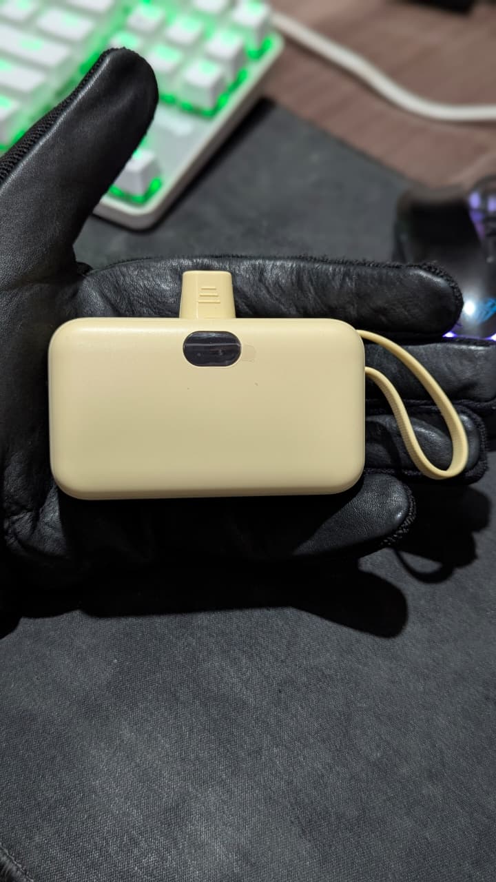 10,000mAh Mini | Built-In Type-C Pocket Power Bank