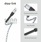 Dawlink USB A to USB Type-C Cable | 4A 60W Turbo Qualcomm Charging | Super-Fast Data Transfer for Android & iPhone 15 Series