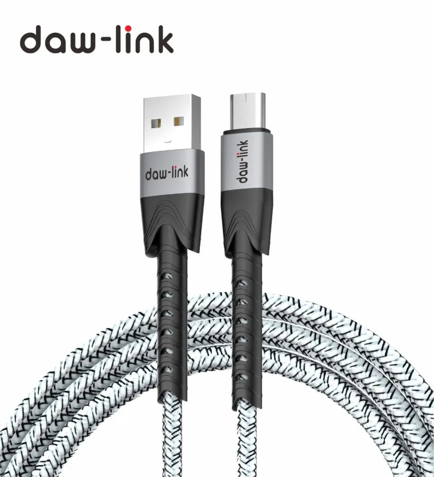 Dawlink USB A to USB Type-C Cable | 4A 60W Turbo Qualcomm Charging | Super-Fast Data Transfer for Android & iPhone 15 Series